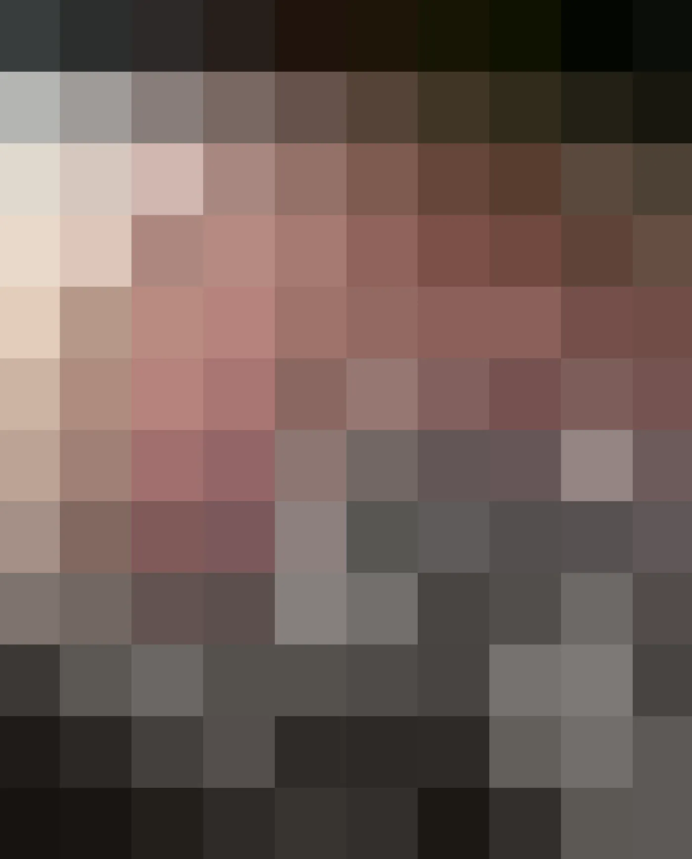 The print, pixelated until the design reveal